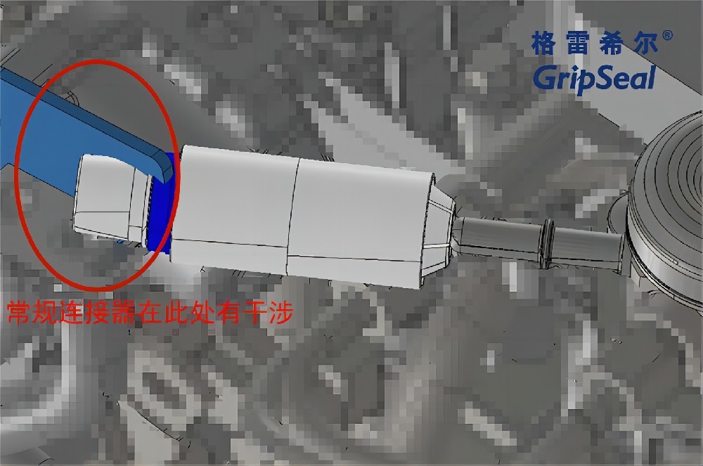 格雷希尔G70R-J系列气密测试快速密封连接器在J2044燃油管的密封原理