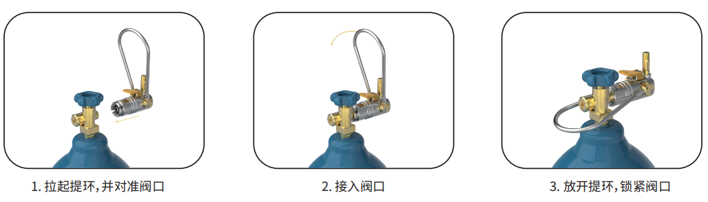 格雷希尔CZ105系列气瓶充装专用快速接头