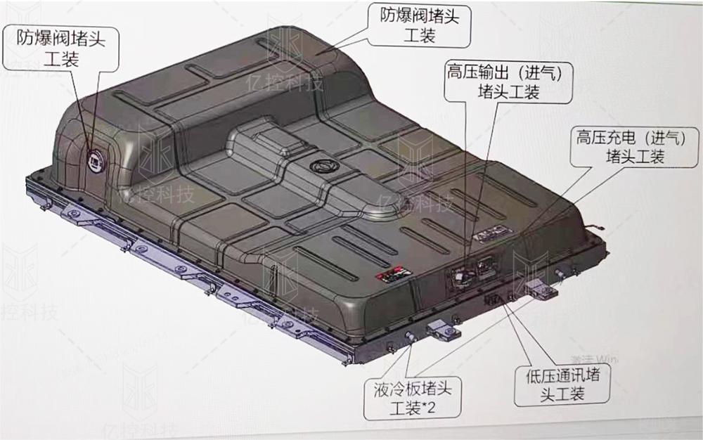 新能源电池包的各种接口图片