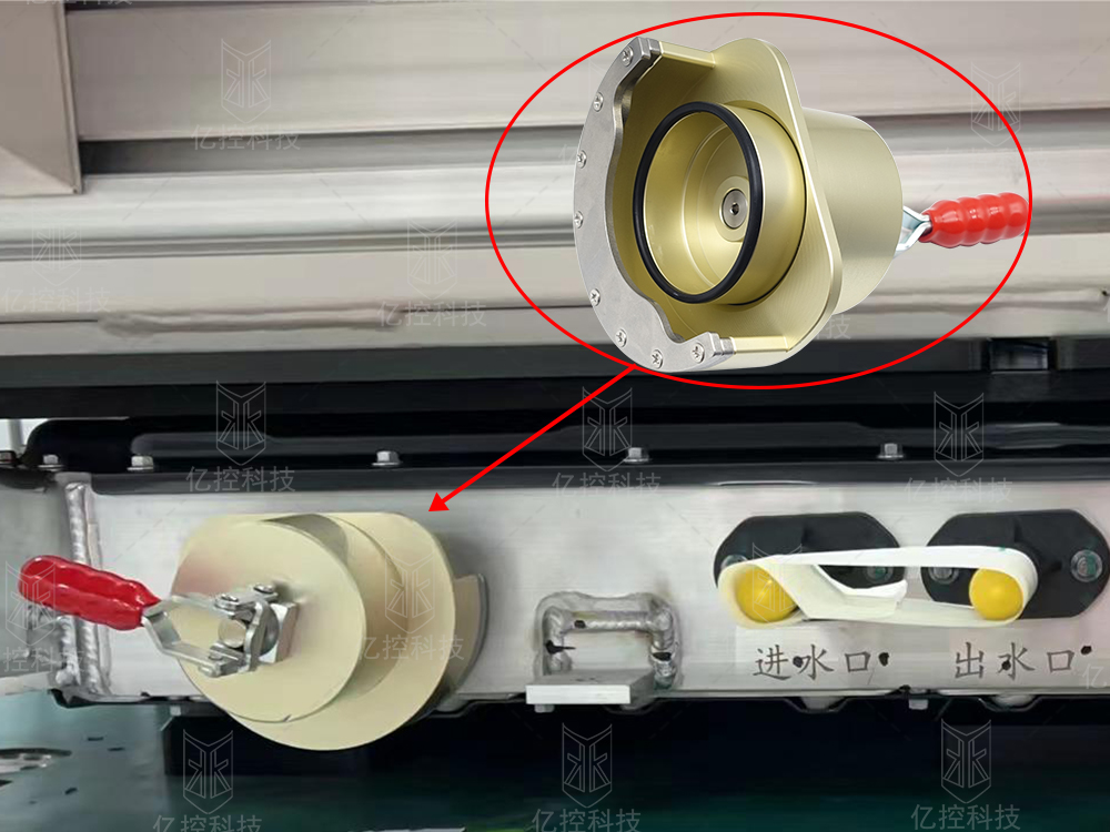 　　格雷希尔G20F系列防爆阀测试专用密封测试接头，在新能源电池包整包气密性测试时的应用