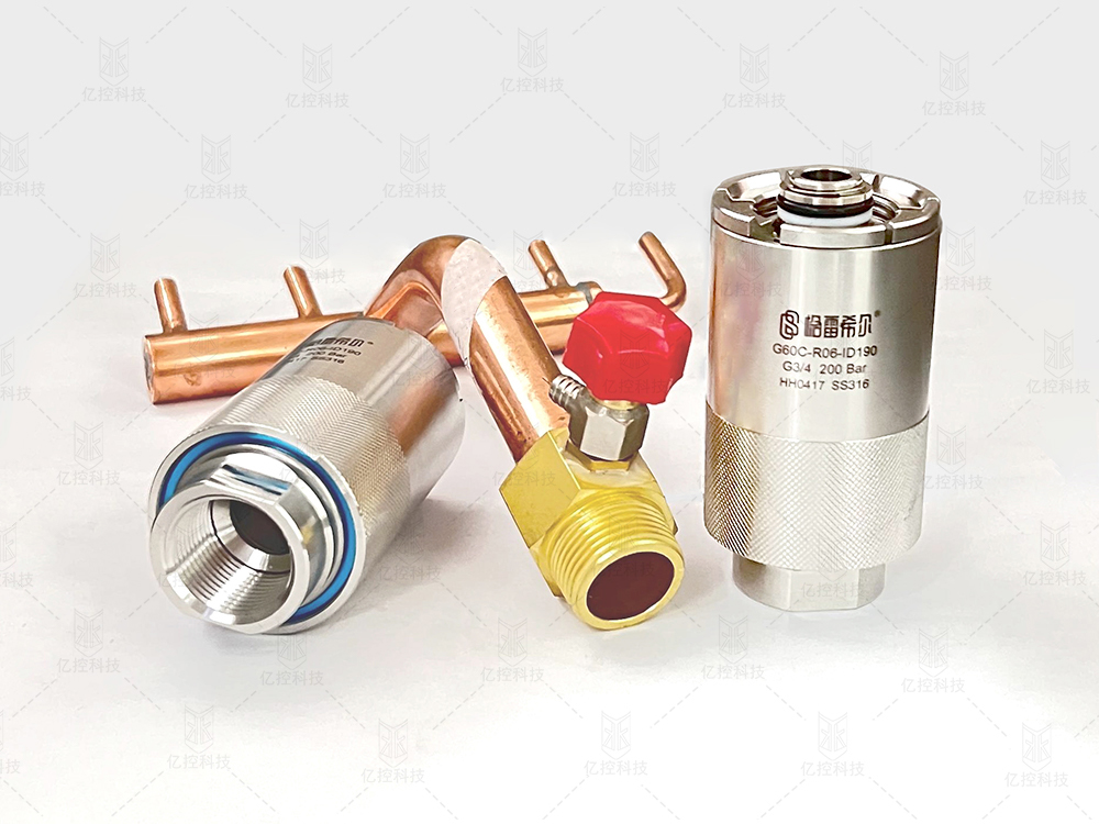 制冷行业铜管通水测试G60C-R06-ID190定制款接头的解析