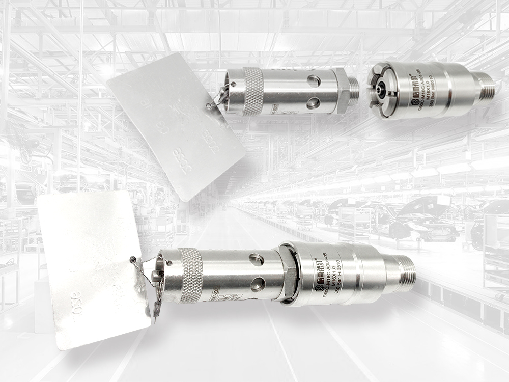 格雷希尔定制款G60C-M16C-A001-08接头在空压机安全阀的应用