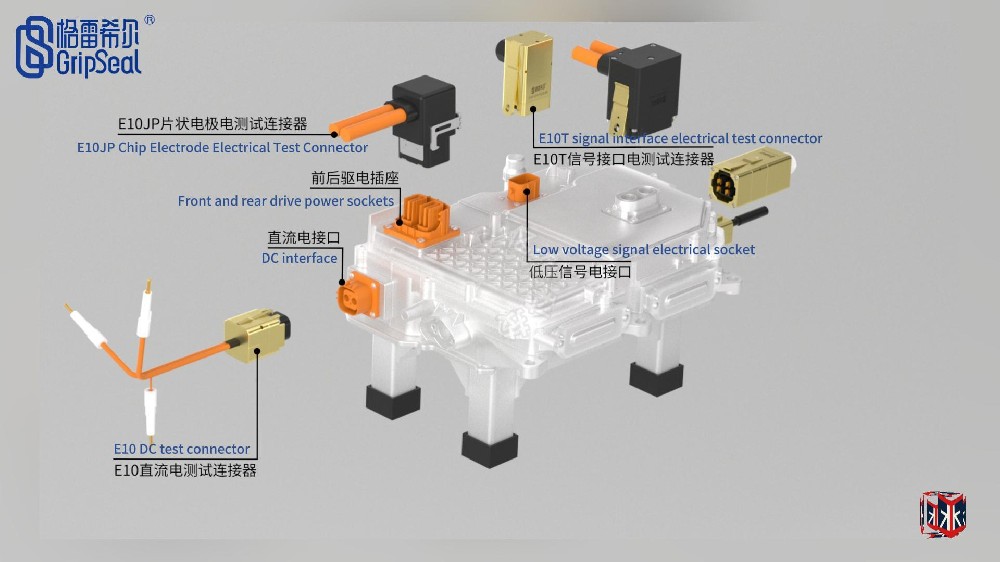 E10系列电连接器在新能源电机控制器的操作演示
