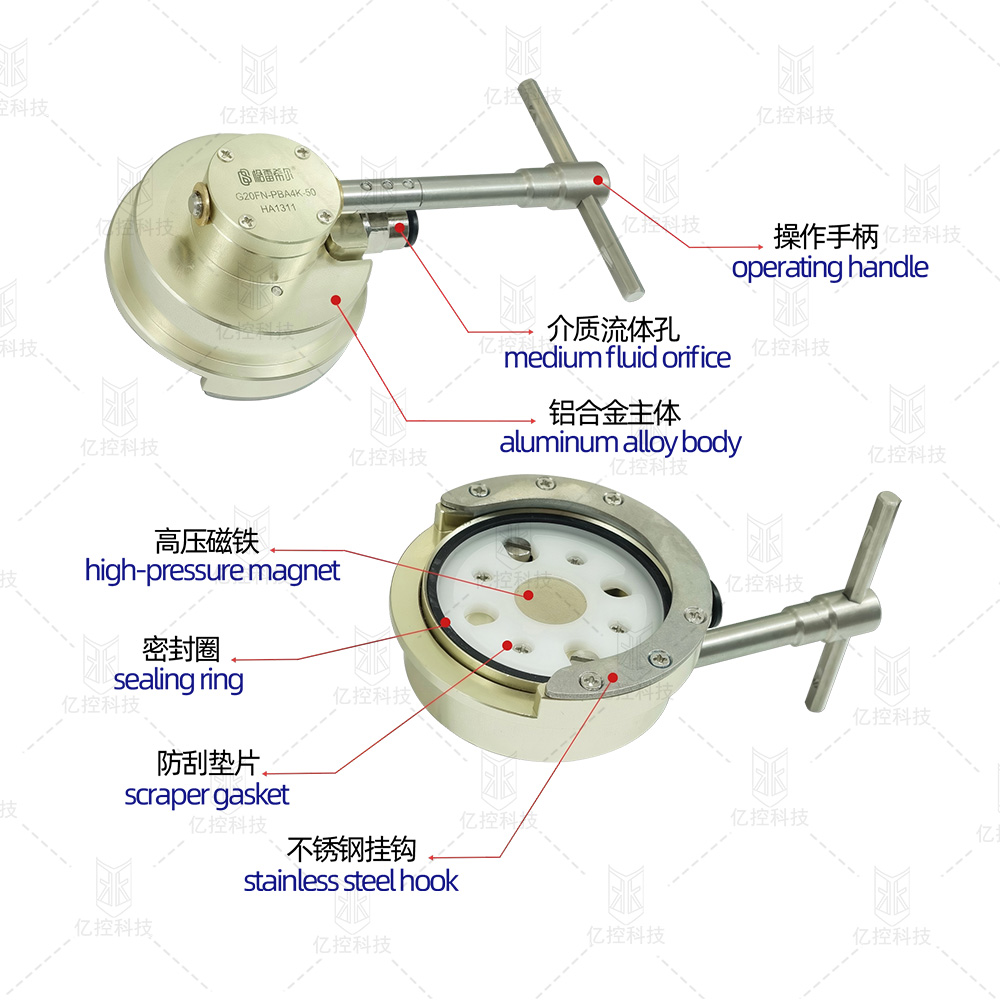 格雷希尔G20FN-PBA4K-50防爆阀专用连接器的规格图