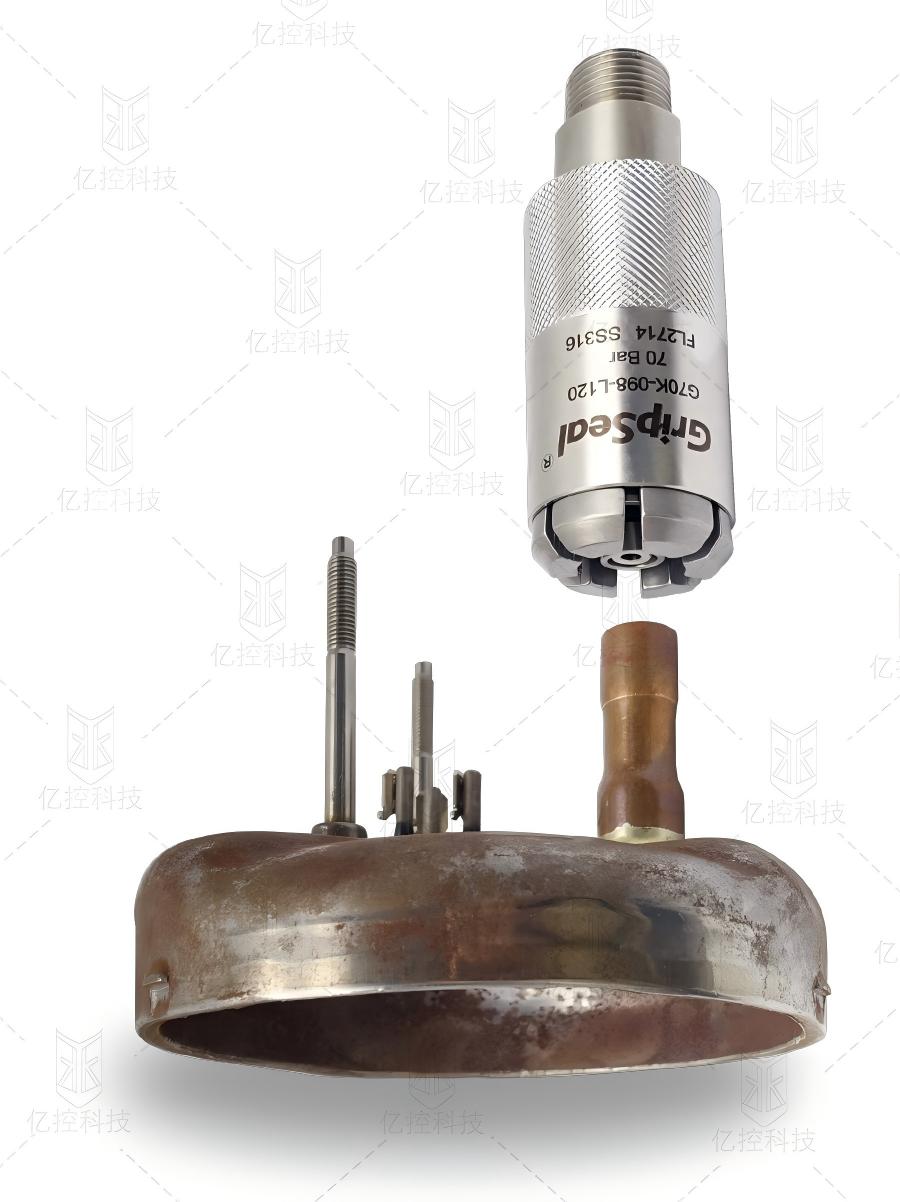 格雷希尔G70K系列快速接头在压缩机扩口管的应用