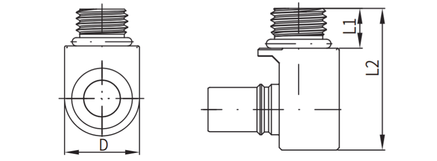 格雷希尔C75系列NVQD液冷接头数据图